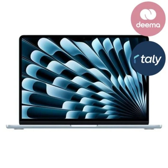 Apple macbook air (2025) 15.3-inch m4 chip 16gb ram 256gb ssd - skyblue